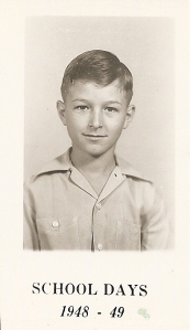 Me at the time of my conversion at age eleven in 1949 