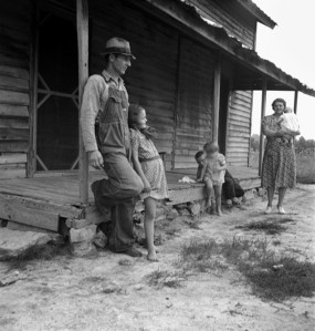 Sharecropper family during the Great Ddepression
