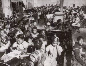 Segregated school in the Arkansas Delta in the 1940s
