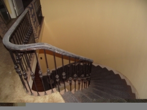 The McGehee Estate circular staircase