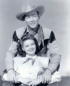 Roy Rogers and his co-star and wife Dale Evans